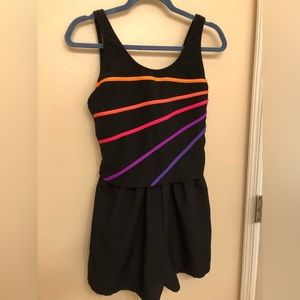 Beach Cabana L One Piece Swimsuit With Shorts Bottom